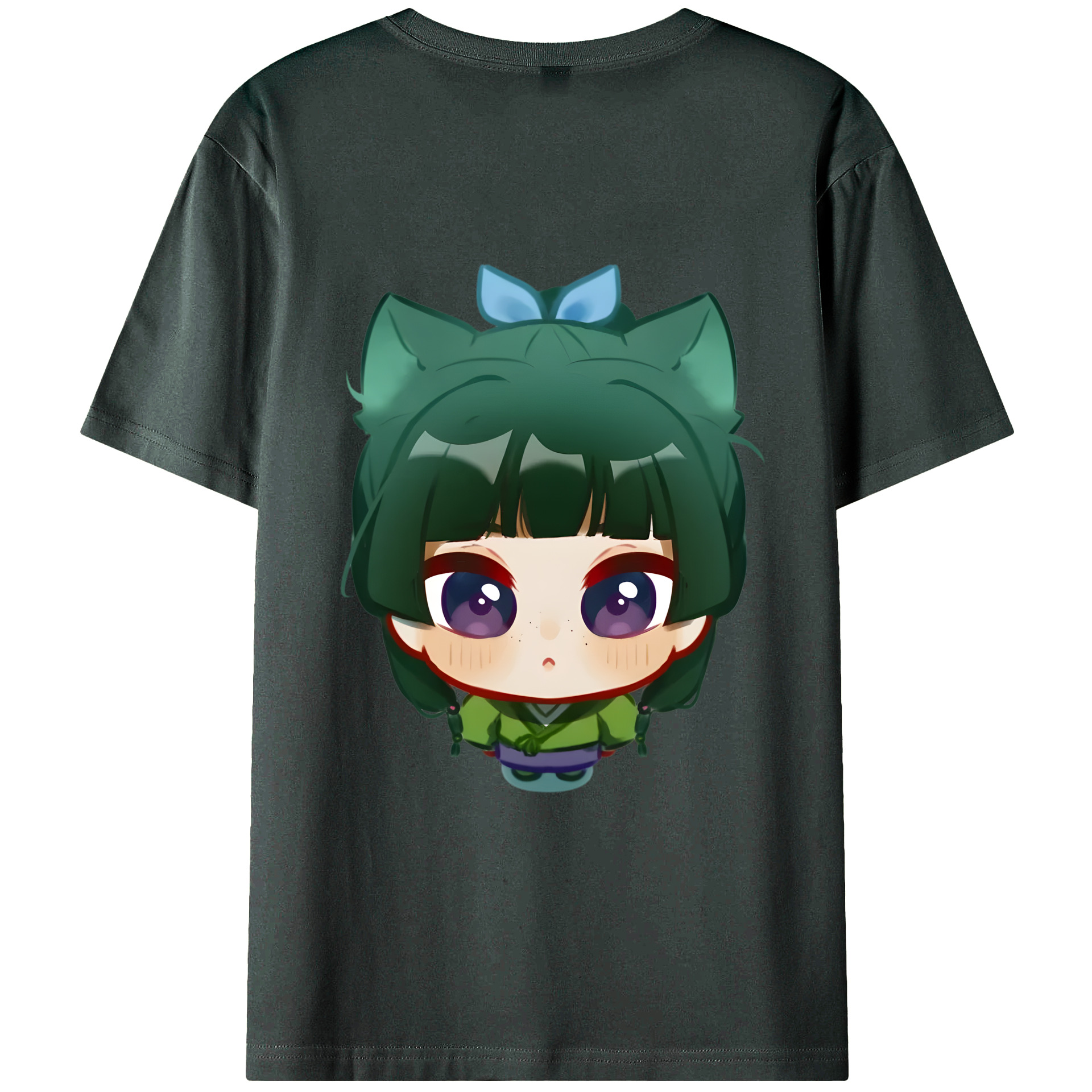 （画像用） 薬屋のひとりごと The Apothecary Diaries 綿100％ メンズ半袖Tシャツ（バックプリント） 通気性